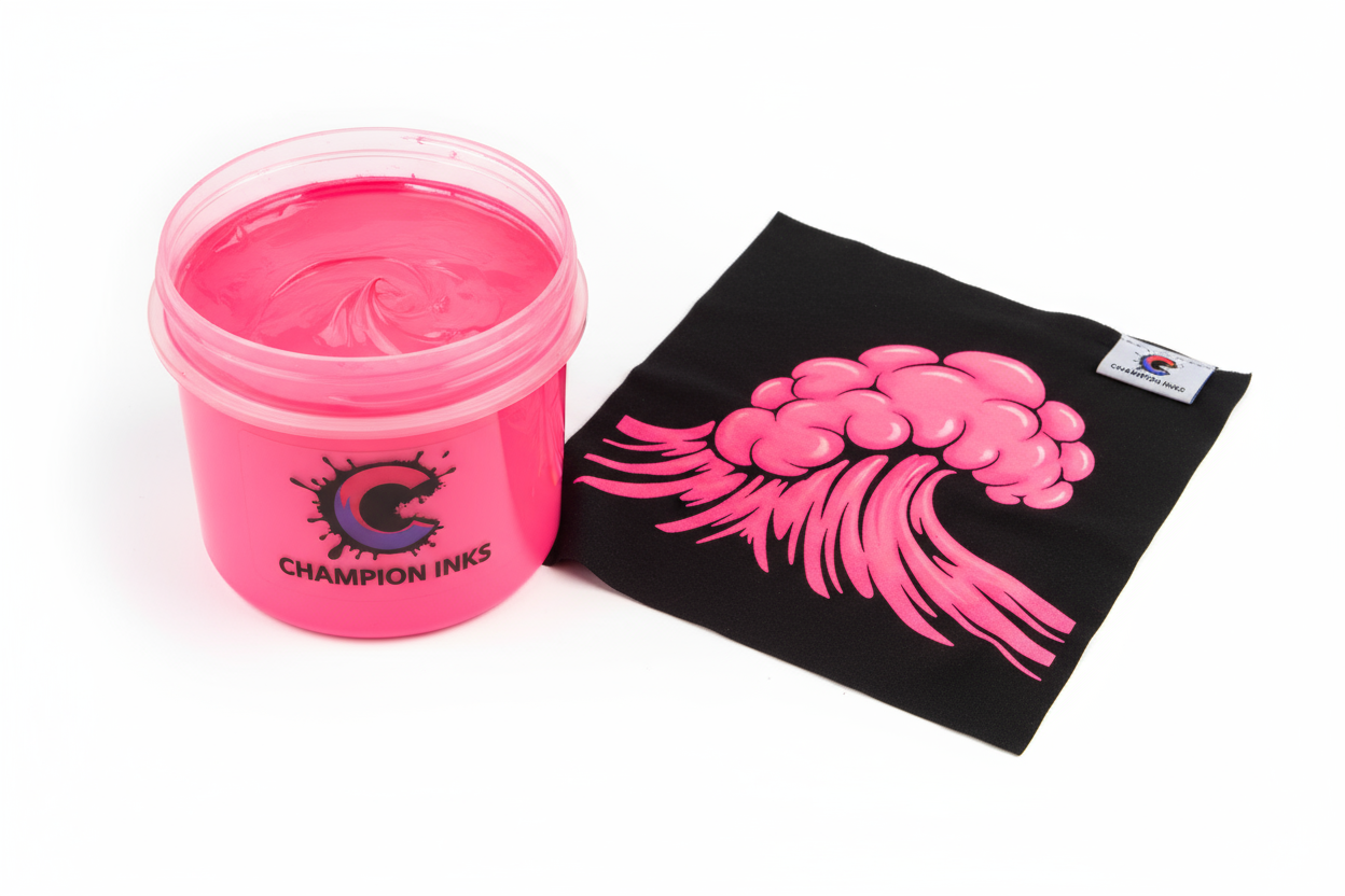 How to Use Champion Inks Fluorescent Puff Plastisol Ink