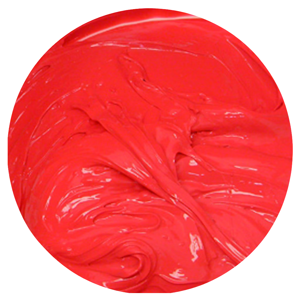 Champion Inks® Fluorescent Puff Plastisol Ink – Flame Red Day Glow – 3D Effect